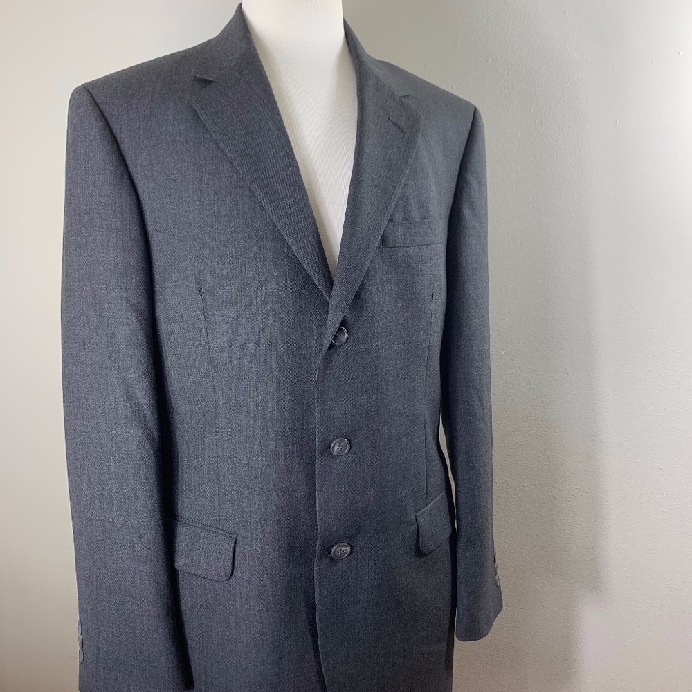 Yves Saint Laurent Gray Blazer